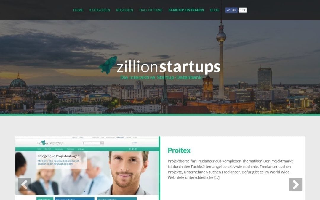 Kooperation mit zillionstartups